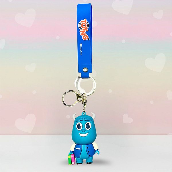 Chaveiro 3D Sulley - Monstros S.A - 7cm - Disney Original - 1 unidade - Rizzo