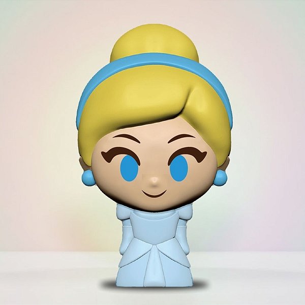 Borracha Escolar 3D - Cinderela - Disney Original - 1 unidade - Rizzo