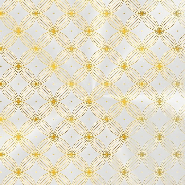 Folha para Ovos de Páscoa Double Face - Elite Duo Ouro - 69x89cm - 5 unidades - Cromus - Rizzo