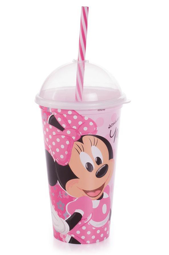 Copo Shake Plástico Minnie Mouse - 500ml - 01 unidade - Plasútil - Rizzo Festas