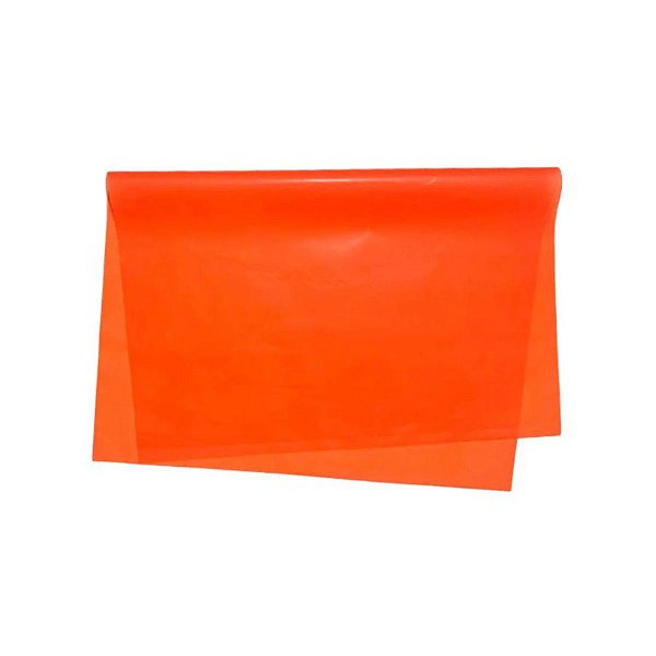 Papel de Seda - 50x70cm - Coral - 100 unidades - Rizzo