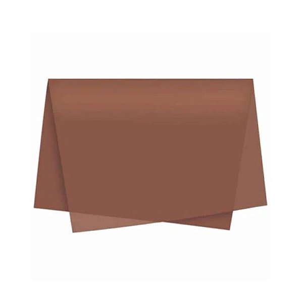 Papel de Seda - 50x70cm - Chocolate - 100 unidades - Rizzo