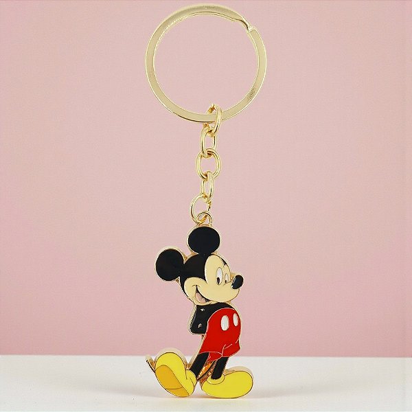 Chaveiro Metal - Mickey Mouse - Clássico - 4,5cm - Disney Original - 1 unidade - Rizzo