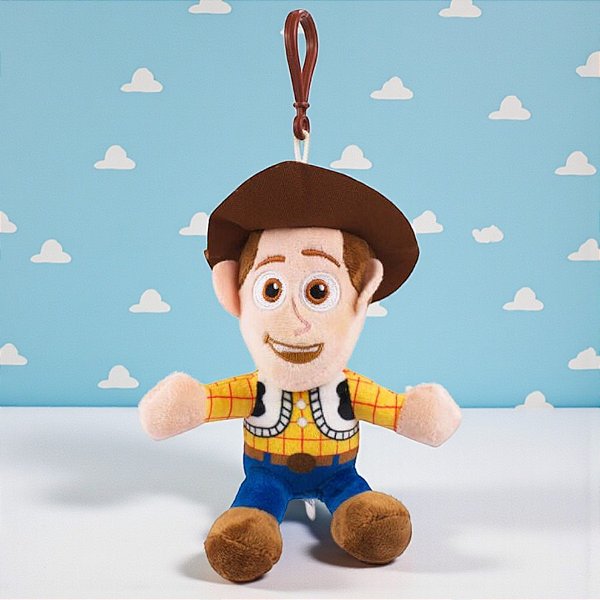 Chaveiro Woody de Pelúcia - Toy Story - 16cm - Disney Original - 1 unidade - Rizzo