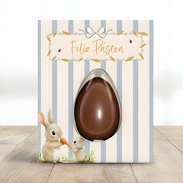 Cartão com Blister para 1 Ovo de 50g - Lovely Garden - 11x13cm - 10 unidades - Cromus - Rizzo