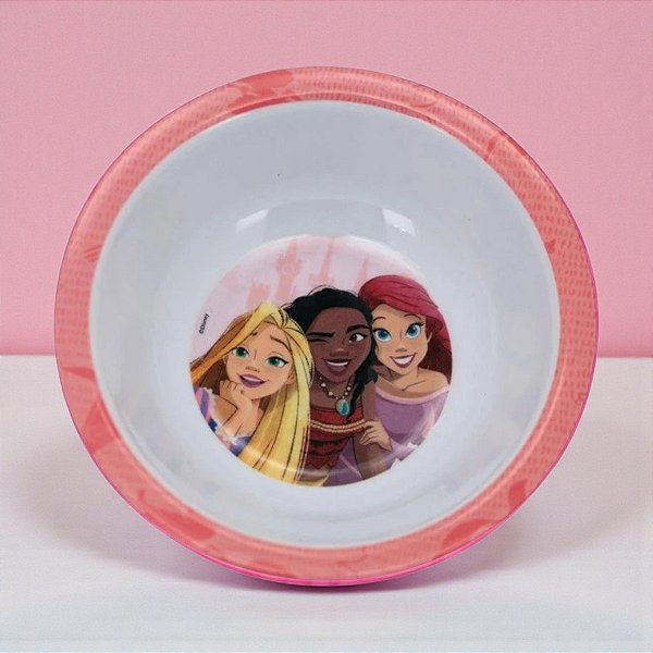Tigela Bowl de Melamine - Princesas - 16cm - Disney Original - 1 unidade - Rizzo