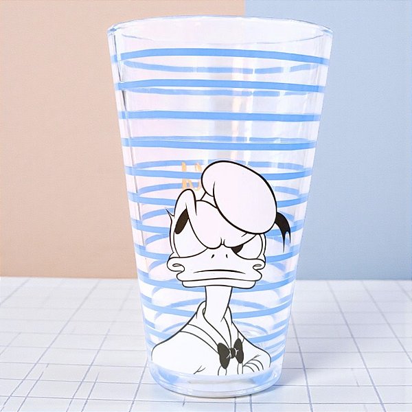 Copo de Vidro - Pato Donald - Turma do Mickey - 300ml - Disney Original - 1 unidade - Rizzo