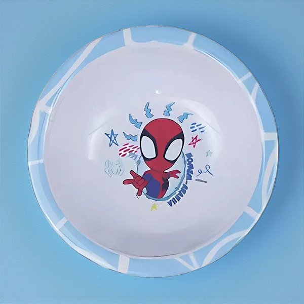 Tigela Bowl de Melamine - Homem Aranha - 16cm - Disney Original - 1 unidade - Rizzo