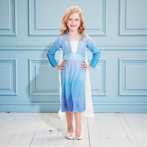 Fantasia Infantil Elsa Frozen - Vestido - P - Disney Original - 1 unidade - Rizzo