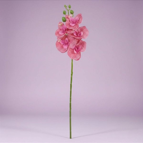 Haste Flor Permanente - Orquídea Phalaenopsis - Pink - 50cm - 1 unidade - Rizzo