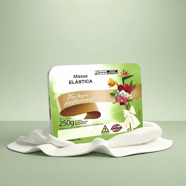 Massa Elástica - Branca - 250g  - 1 unidade - Arcolor - Rizzo