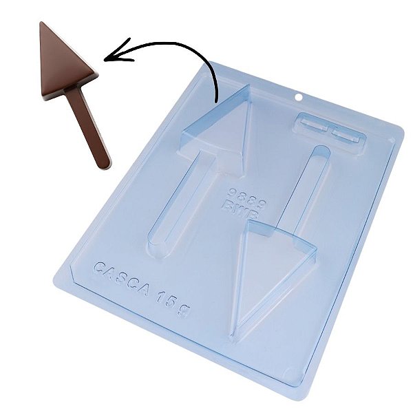 Forma de Acetato Especial - Paleta Gourmet Triângulo  - Ref.9889 - 1 unidade - BWB - Rizzo