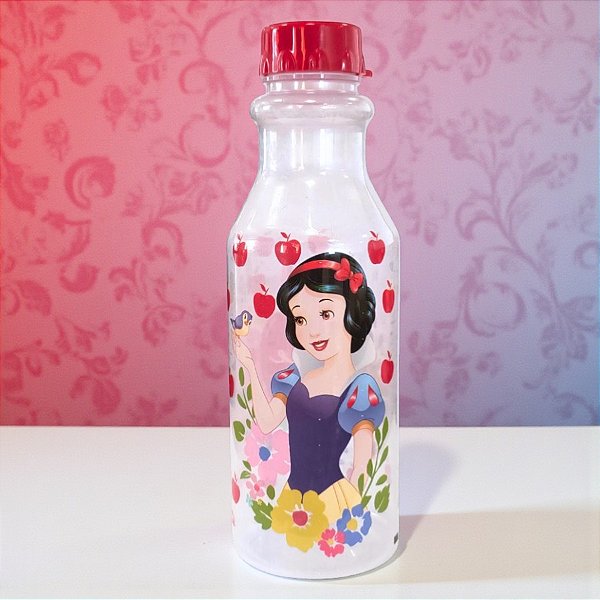 Garrafa Retrô - Branca de Neve - 500ml - Disney Original - 1 unidade - Plasútil - Rizzo