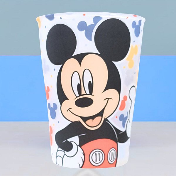 Copo de Plástico Mickey Mouse - 320ml - Disney Original - 1 unidade - Plasútil - Rizzo