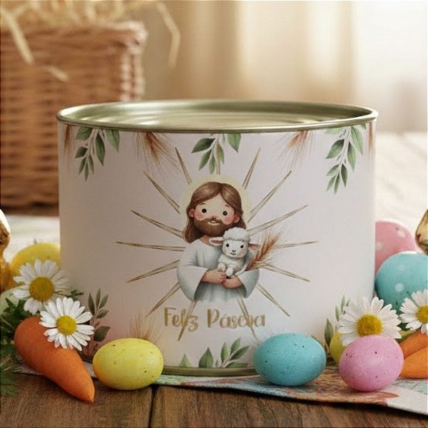 Lata Rígida Para Doces e Bombom - Ressureição Rosa - 10x7cm - 1 unidade - Cromus - Rizzo