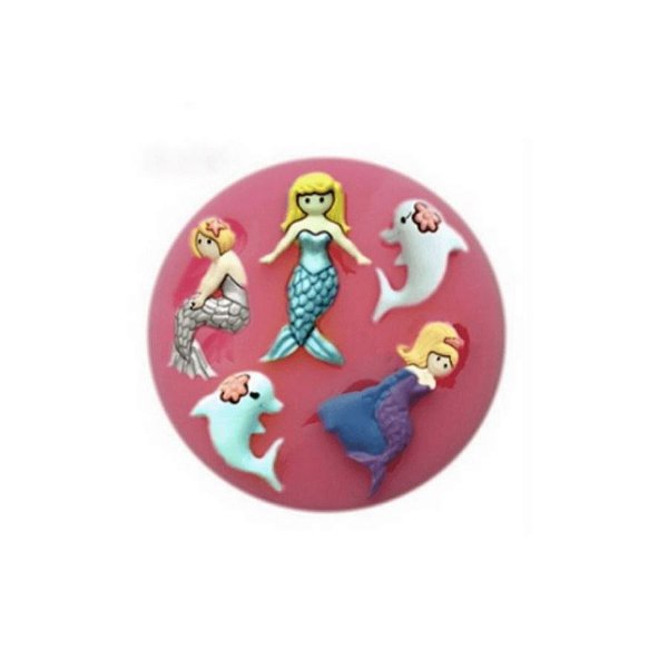 Molde de Silicone Sereias S362 Molds Planet