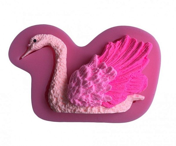 Molde de silicone Cisne S259 Molds Planet Rizzo Confeitaria