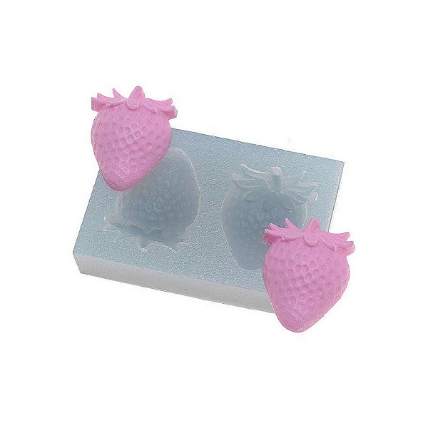 Molde de Silicone Morangos 173 - Flexarte