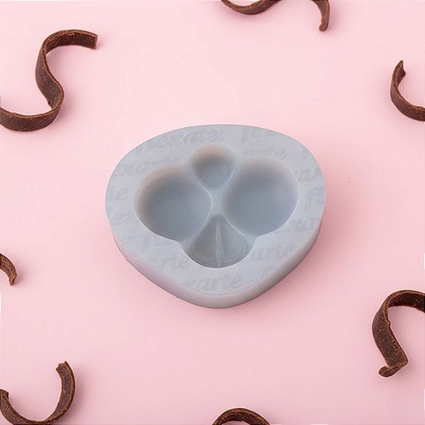 Molde de Silicone Focinho de Coelho Ref. 644 Flexarte Rizzo Confeitaria