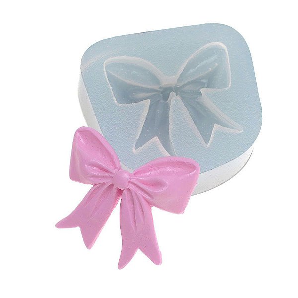 Molde de silicone Laço Médio Ref. 337 Flexarte Rizzo Confeitaria