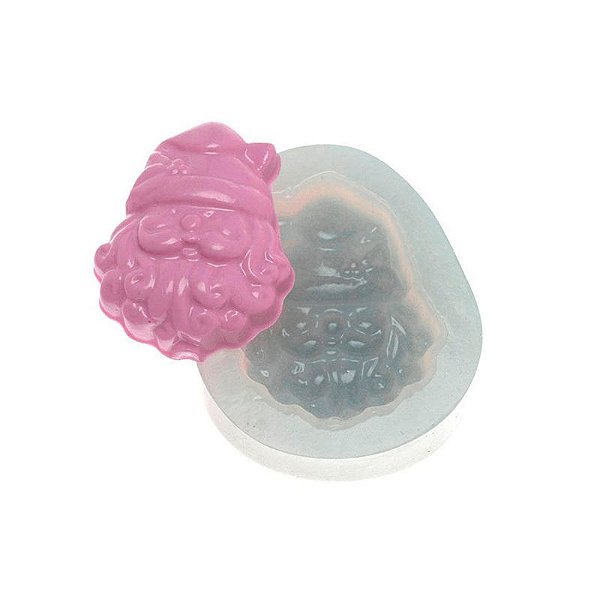 Molde de silicone Papai Noel Rosto Ref. 126 Flexarte