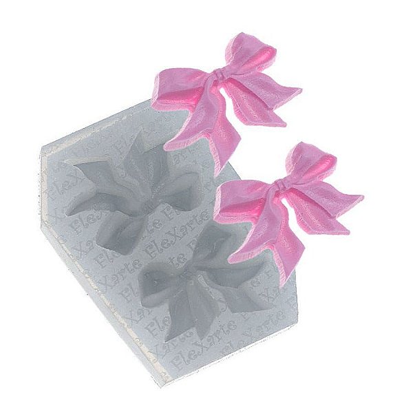 Molde de Silicone Dupla de Laços Riley Ref. 117 Flexarte