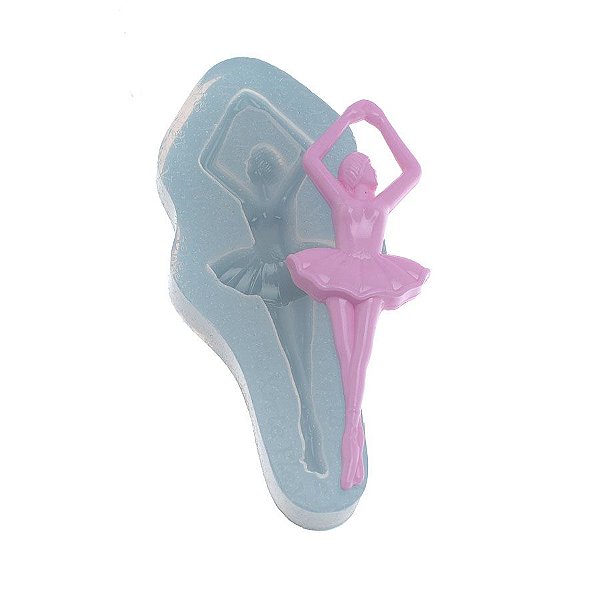 Molde de silicone Bailarina Média Ref. 448 Flexarte
