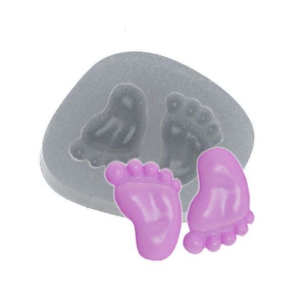 Molde de silicone Pezinhos Ref. 198 Flexarte