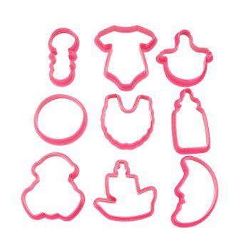 Cortador Bebê Marinheiro - 9 pçs - Cod.GMEZN1094 - Prime Chef - Rizzo Confeitaria