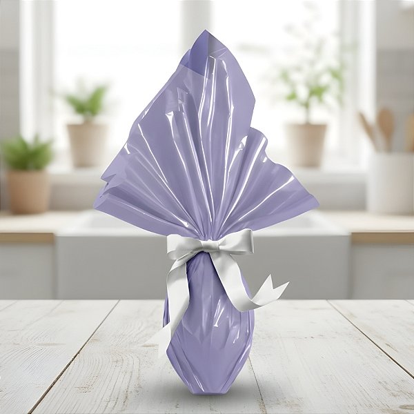 Folha para Ovos de Páscoa Dupla Face Perolada - 69x69cm - Lilás - 5 unidades - Rizzo