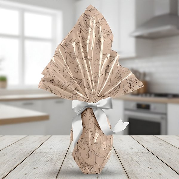 Folha para Ovos de Páscoa Papel Kraft Infinity - 70x69cm - 25 unidades - Rizzo