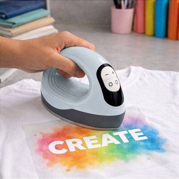 Mini Prensa 3 Plana - Azul Claro - 110V - 14,5x8,5cm - 1 unidade - Rizzo