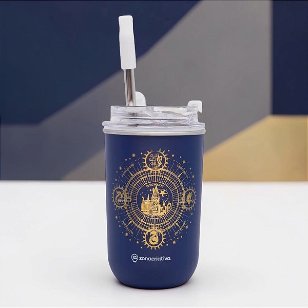 Copo Térmico Viagem Neo - Hogwarts - Harry Potter - 300ml - 1 unidade - Zona Criativa - Rizzo