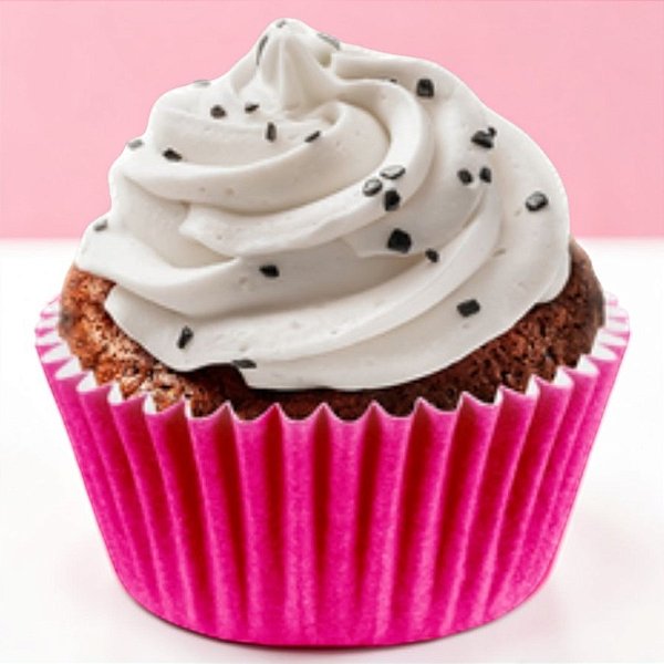 Mini Forminha Para Cupcake Impermeável - Fúcsia - 4,1x2,6cm - 45 unidades - Regina - Rizzo
