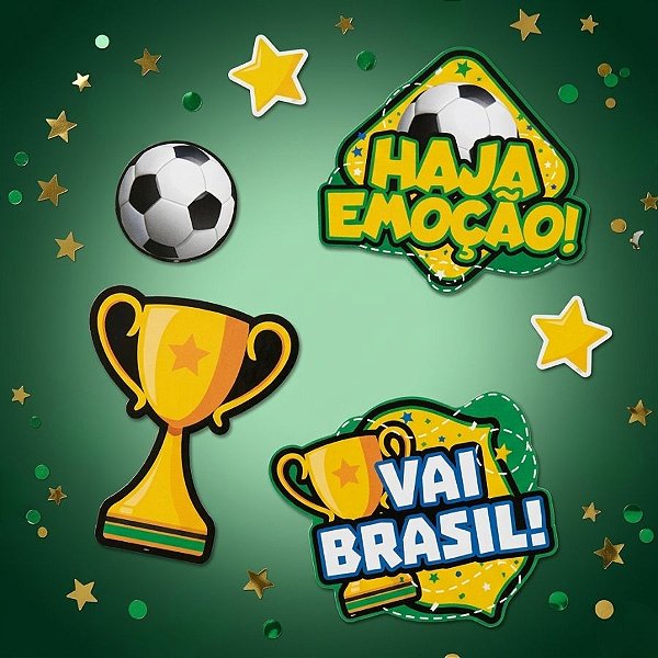 Kit Decorativo - Copa do Mundo  - 1 unidade - Regina - Rizzo