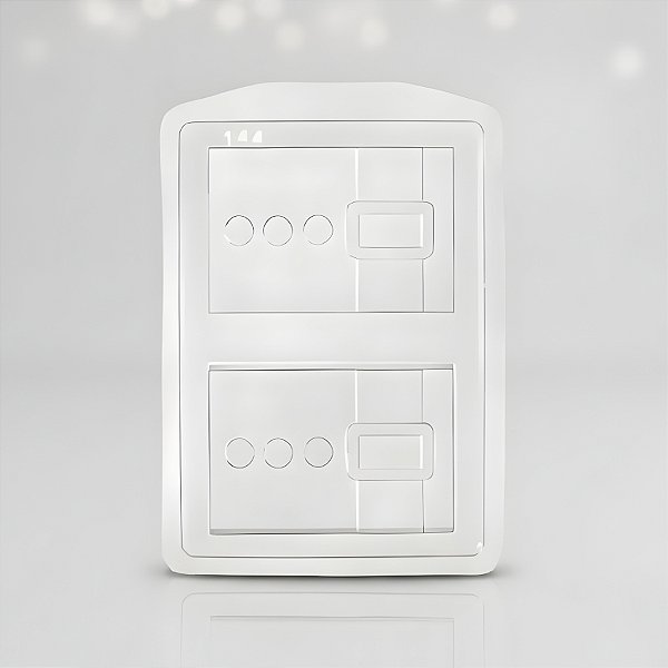 Forma de Acetato Especial - Tablete Noel - Ref. FP144 - 1 unidade - Crystal - Rizzo