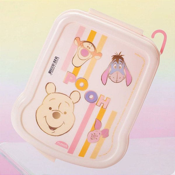 Sanduicheira / Porta Frios - Ursinho Pooh - 15cm - Disney Original - 1 unidade - Plasútil - Rizzo