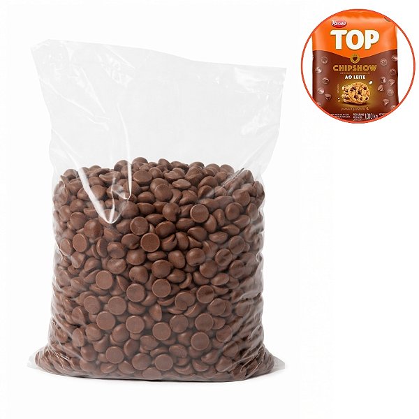 Chocolate em Gotas Forneável ao Leite - Top - 500g - 1 unidade - Harald - Rizzo