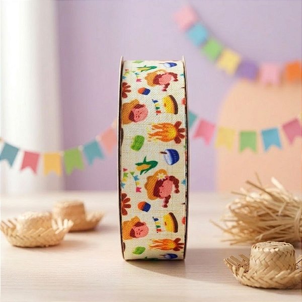 Fita Decorativa de Festa Junina - 10m - 1 unidade - Rizzo