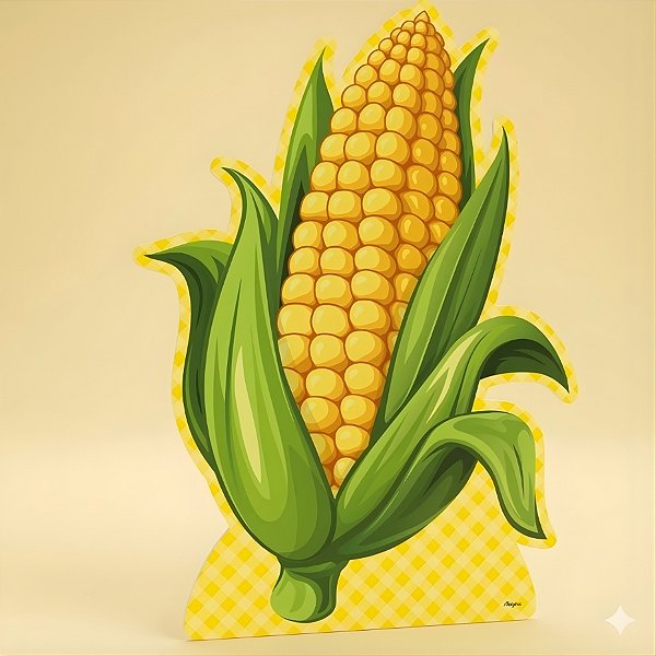 Decoração de Chão - Milho Arraiá - 46x65cm - 1 unidade - Regina - Rizzo