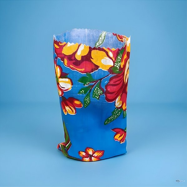 Saquinho para Pipoca e Hot Dog Chita - Azul, Vermelho e Verde - 13x23cm - 5 unidades - Rizzo