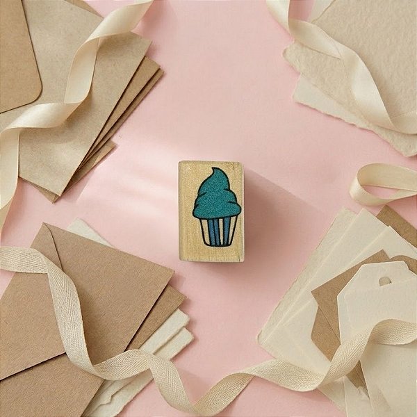 Carimbo de Madeira Artesanal - Sorvete - RI-180P - 1 unidade - Rizzo