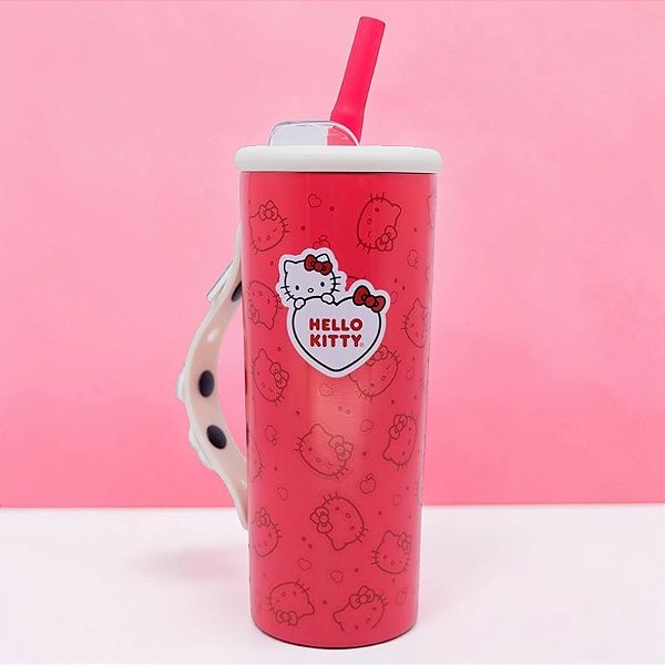 Copo Térmico Charms - Hello Kitty - 600ml - 1 unidade - Zonacriativa - Rizzo