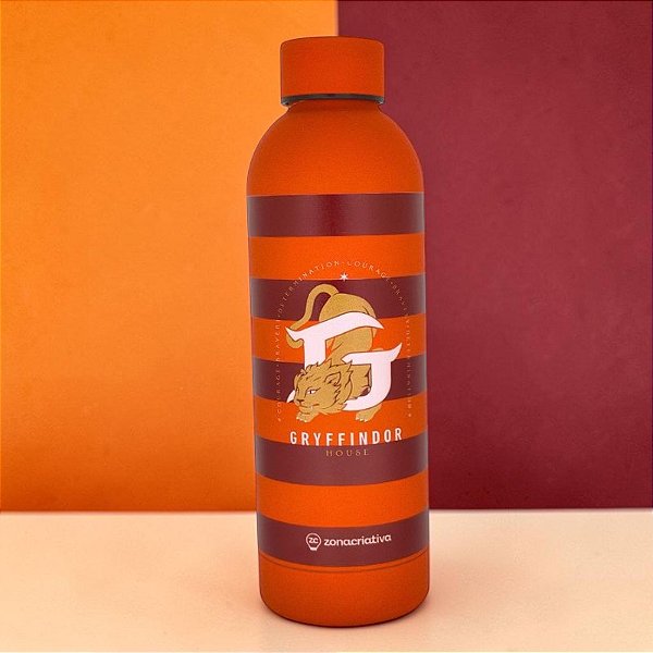 Garrafa Max - Grifinória - Harry Potter - 500ml - 1 unidade - Zonacriativa - Rizzo