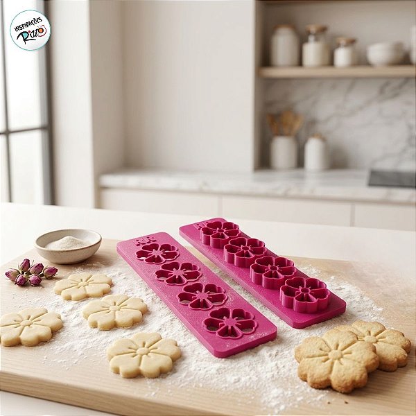 Régua Cortador Flor Cerejeira - Ref.1630 - 2cm - 1 unidade - RR Cortadores - Rizzo