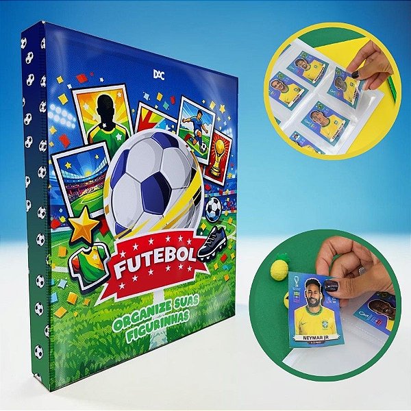 Fichário para Figurinhas Copa do Mundo Brasil - 1 unidade - Dac Art - Rizzo