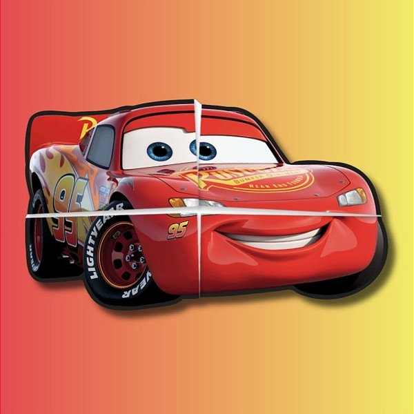 Painel Decorativo - Carros - 128x70cm - Disney Original - 1 unidade - FestColor - Rizzo