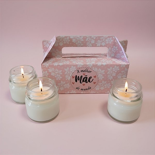 Vela Aromática - Trio Melhor Mãe do Mundo - 40g - 1 unidade - Rizzo