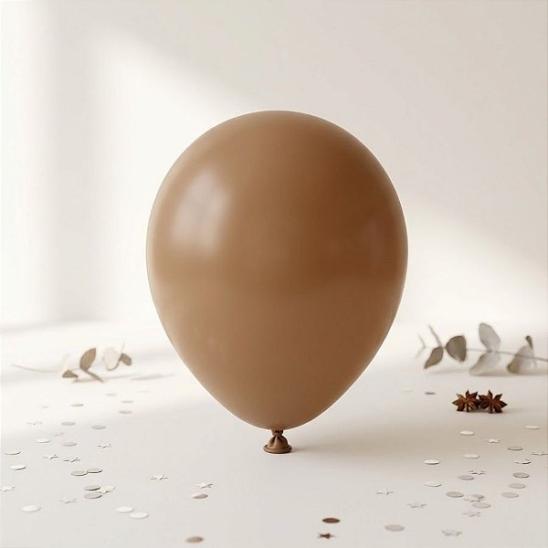 Balão de Festa Latéx Fashion - Mocha -  unidades - Sempertex - Rizzo