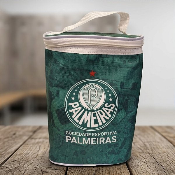 Lancheira Térmica Futebol - Palmeiras Oficial - 17x22x13cm - 1 unidade - Rizzo